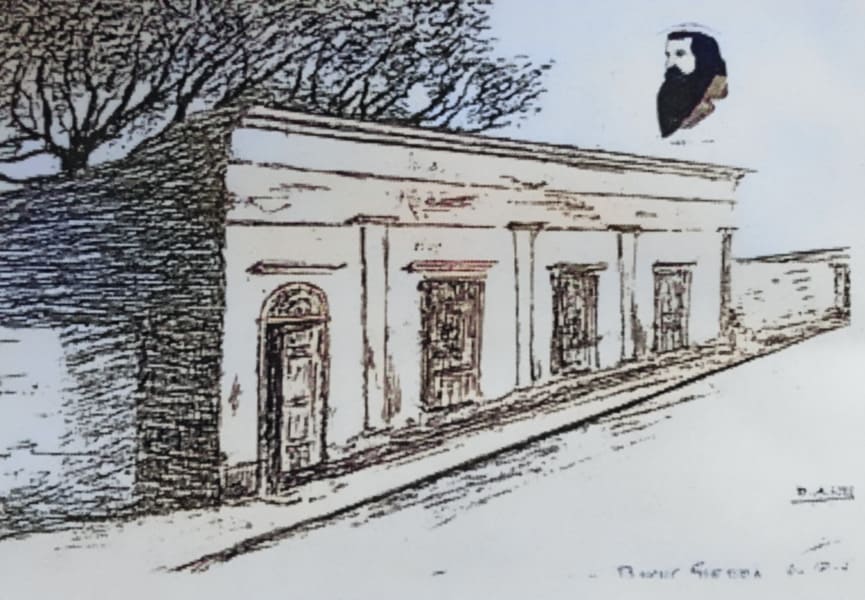 Pintura de la Casona de los Sierra