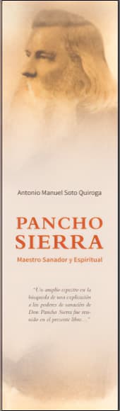 Señalador del libro con imagen de Pancho Sierra
